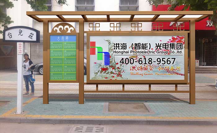公交車(chē)候車(chē)亭燈箱究竟用鋼化玻璃還是有機玻璃？