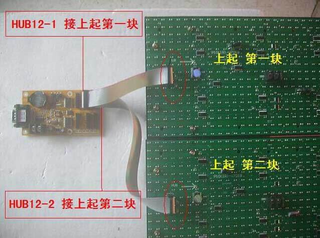 洪海廣告led顯示屏之控制卡與單元板排線(xiàn)連接圖三 洪海廣告led顯示屏之控制卡與單元板排線(xiàn)連接圖三