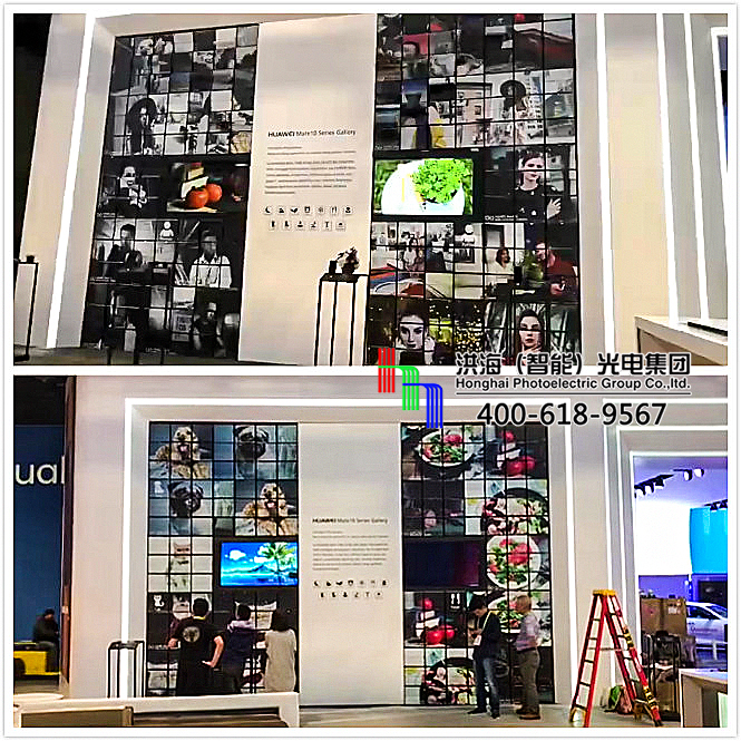 美國拉斯維加斯室內翻頁(yè)二十面翻展示牌